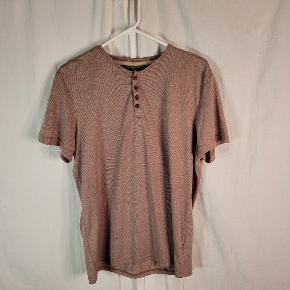 Bruno milano mens casual pullover shirt rn123827 size medium in mauve - Picture 1 of 4